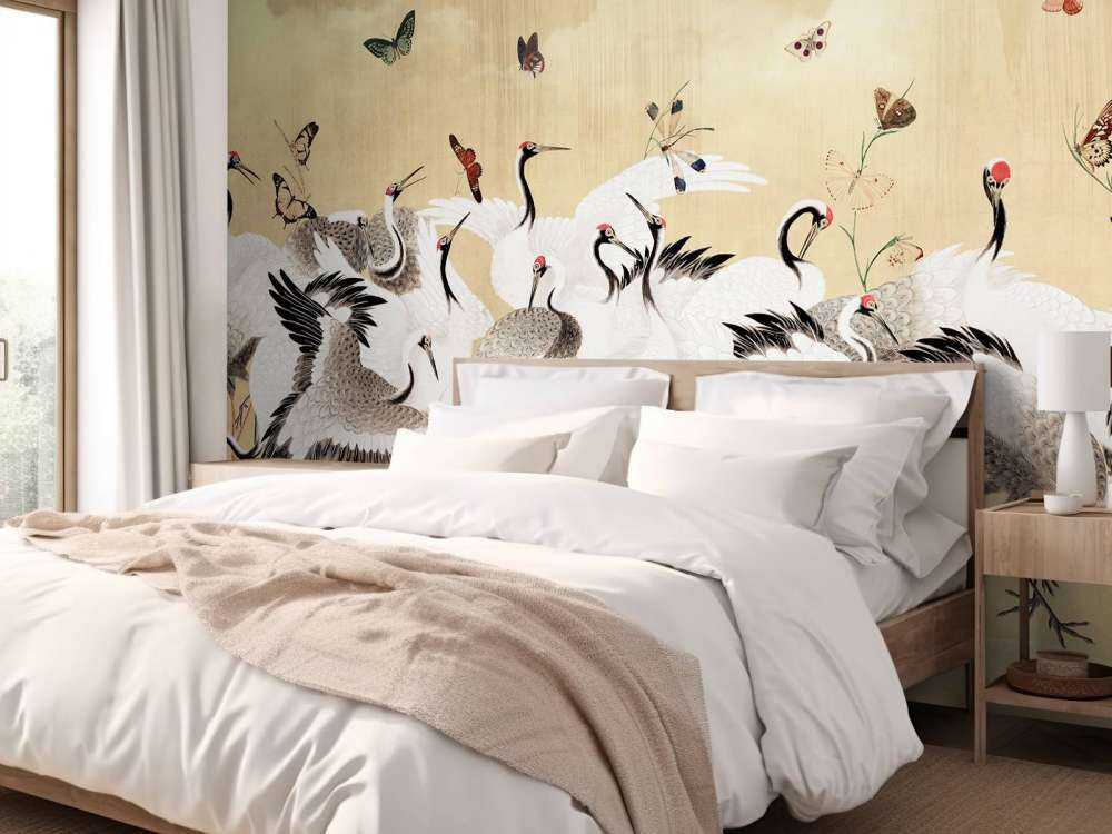 Golden Dance of Cranes