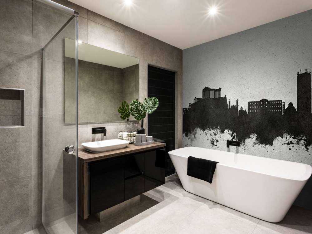 Waterverf skyline, Athene