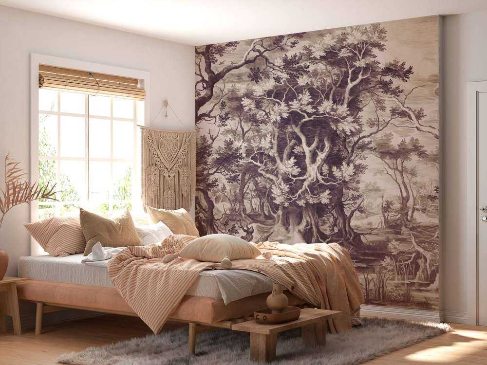 Mystical Forest in Sepia