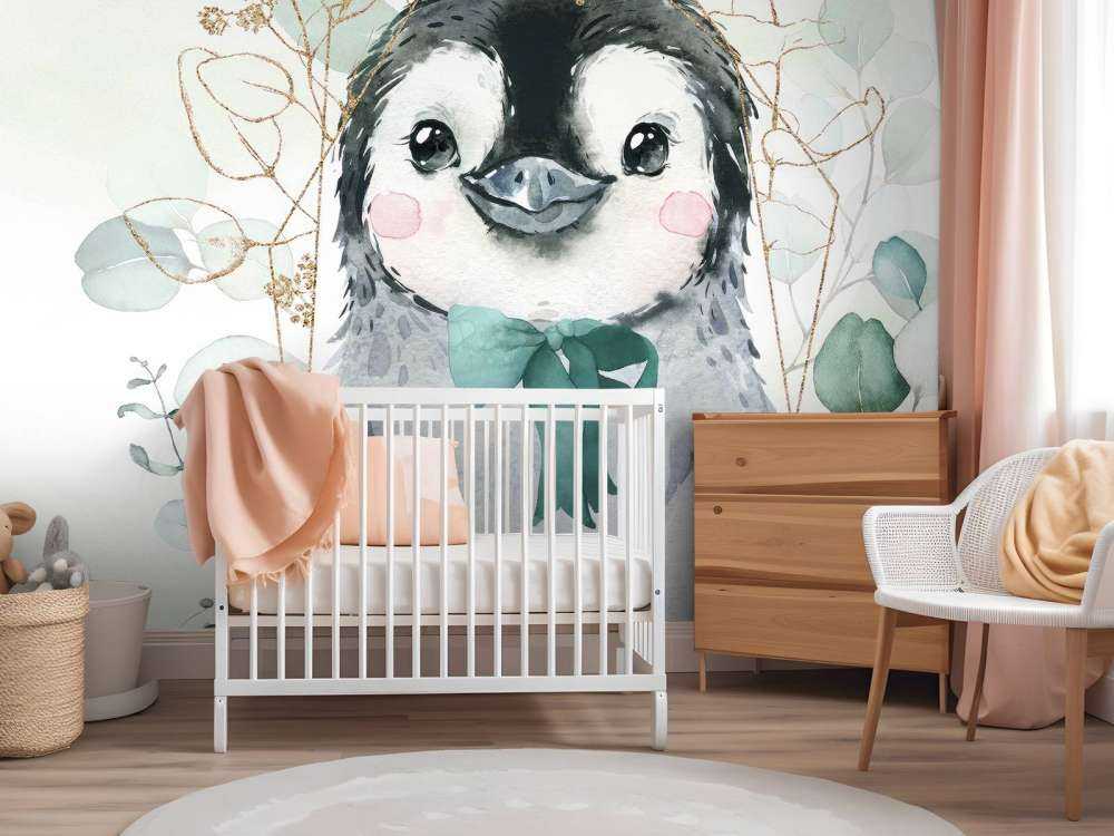 Dwergpinguïn en groene boog