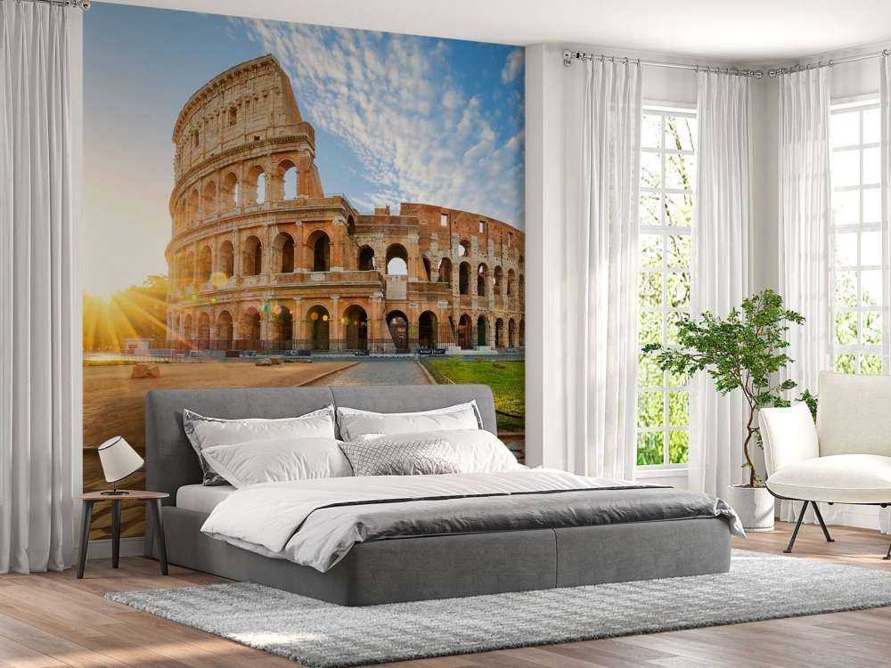 Colosseum in Rome bij zonsopkomst