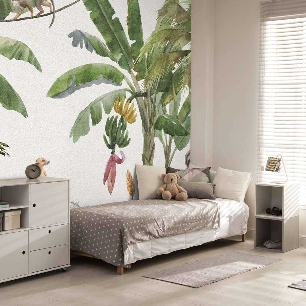 Jungle met kleurrijke dieren