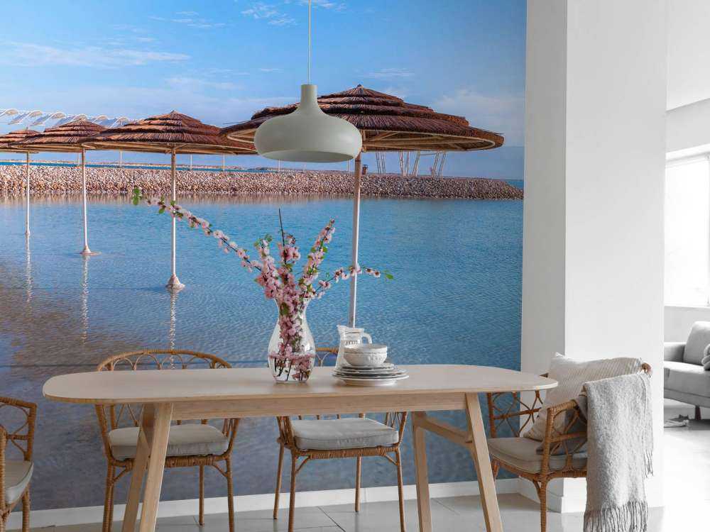 Parasols op het strand