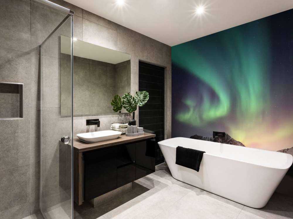 Verlichte nacht door Noorderlicht