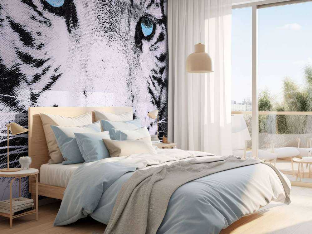 Gezicht van een Witte Tijger