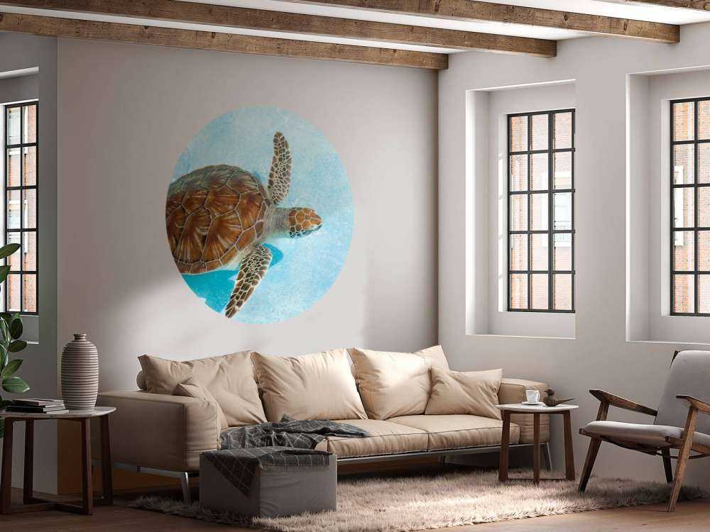 Schildpad in het water