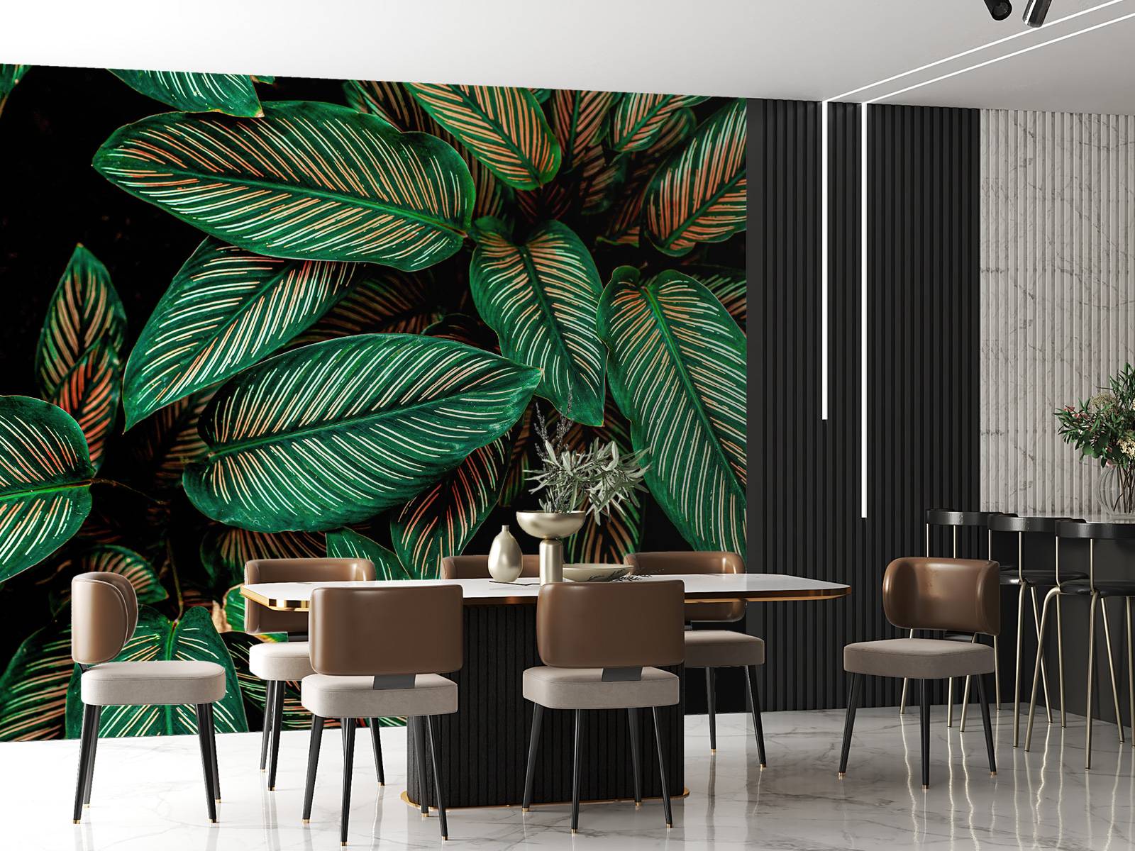 Abstracte groene bladeren
