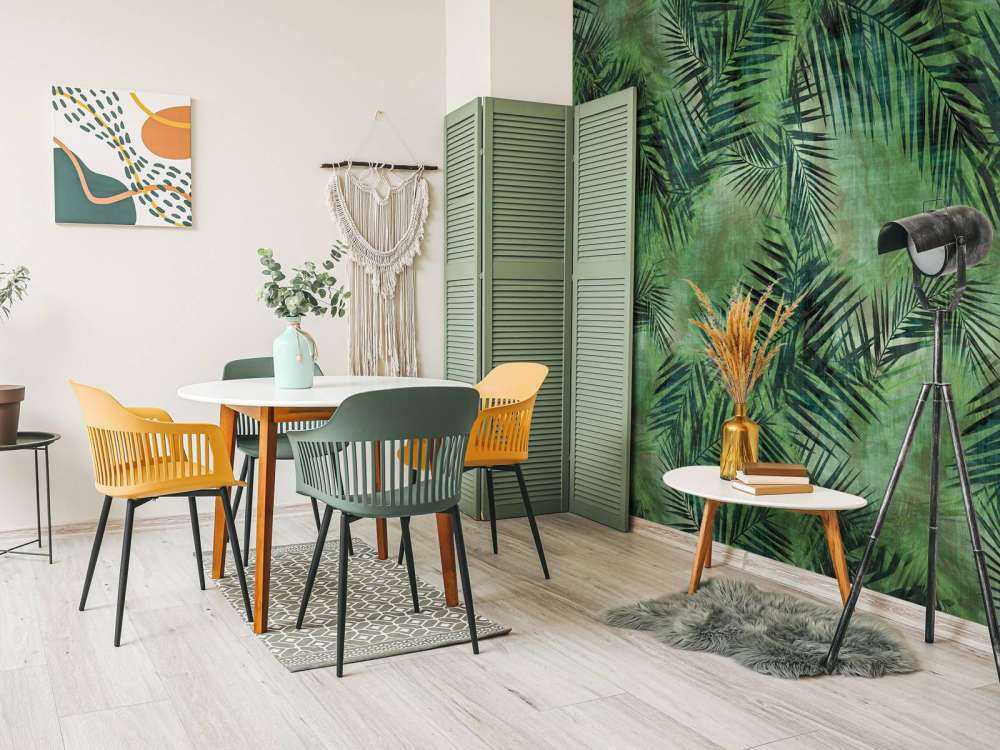 Groene tropische bladeren