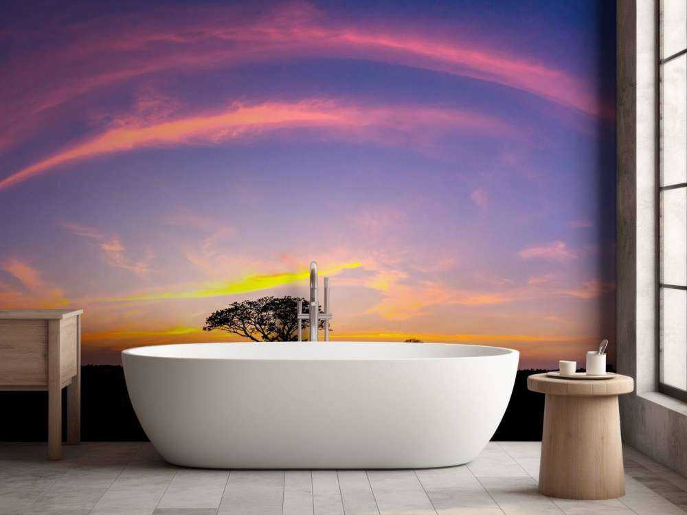 Zonsondergang in Afrika