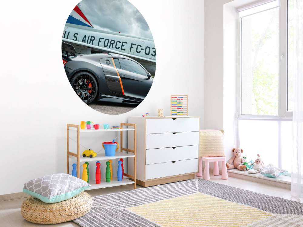 Audi R8 in stealth stijl