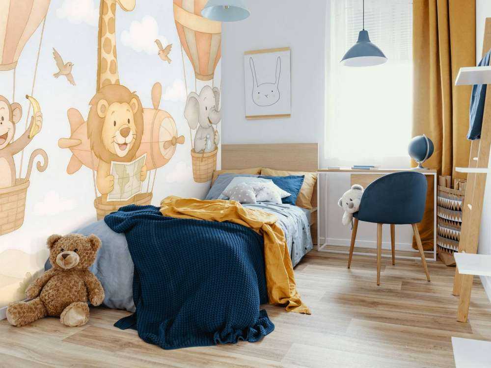 Luchtavontuur met vrolijke dieren