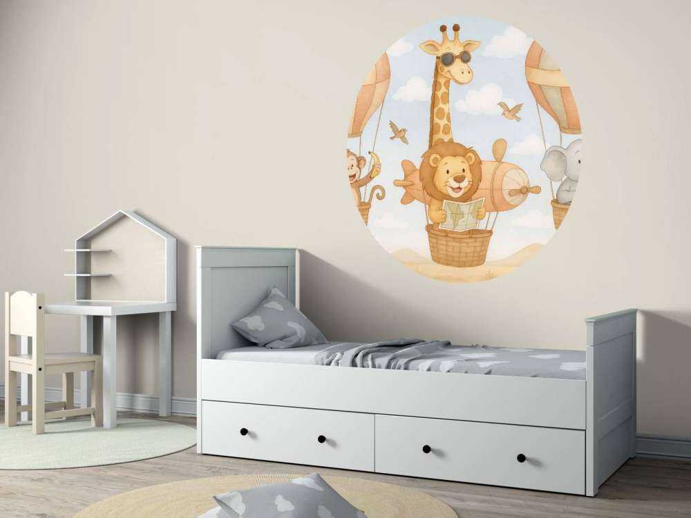 Luchtavontuur met vrolijke dieren