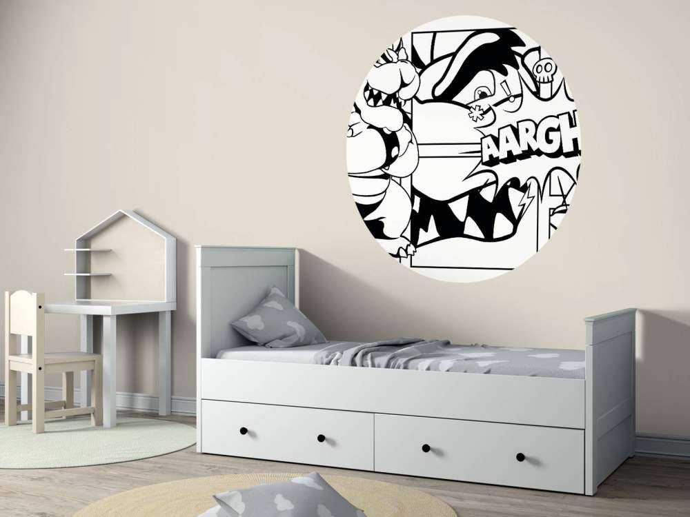 Monsterkracht in stripscènes