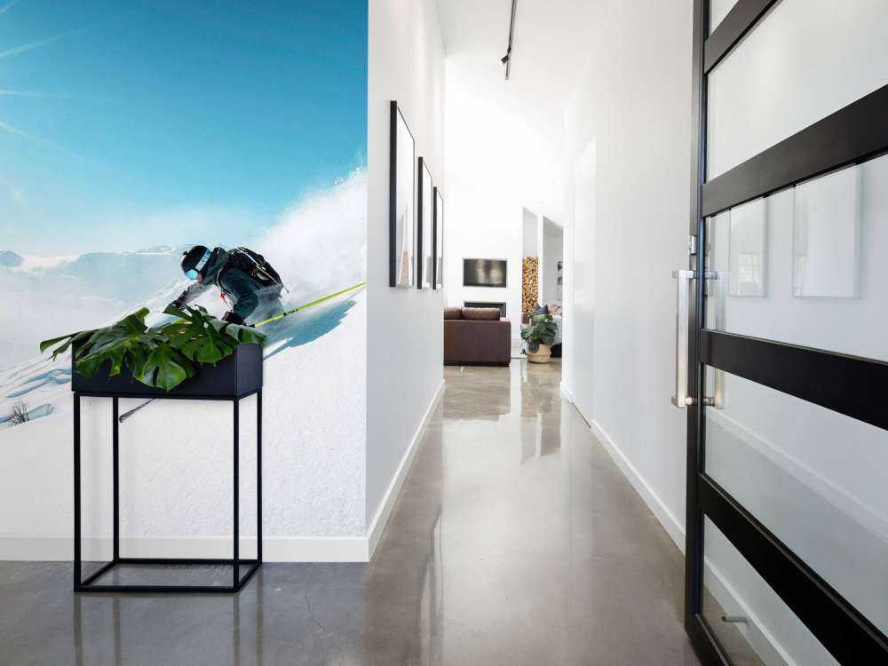 Poedersneeuw onder ijzige winterzon