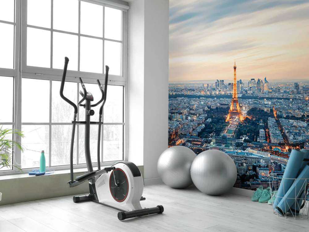 Avondlicht over Parijs panorama