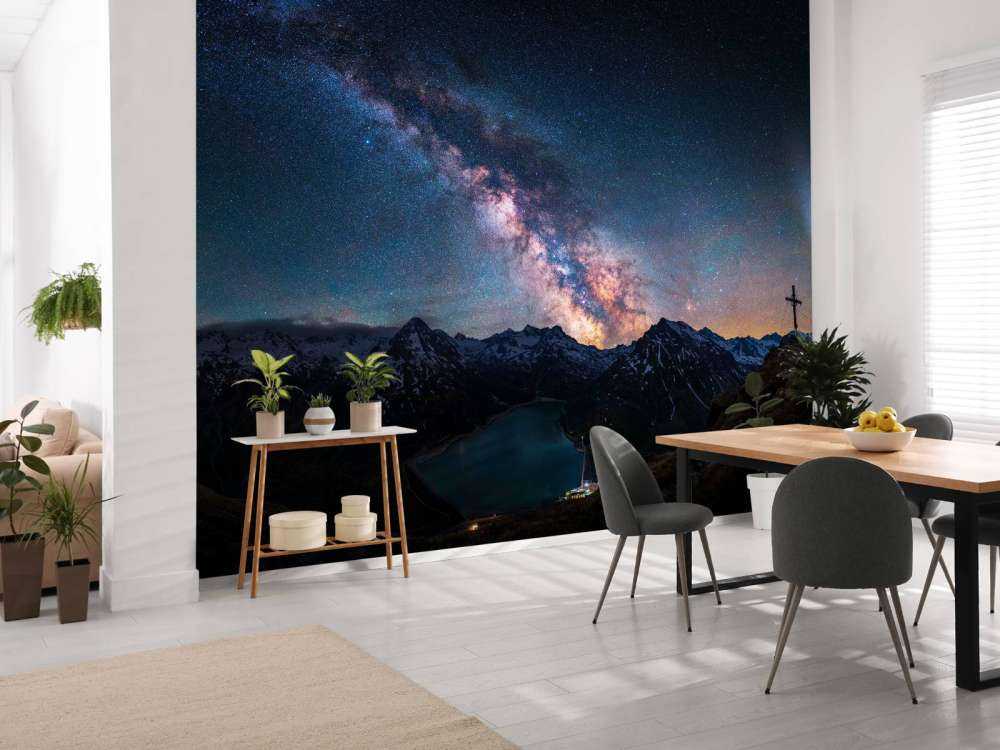 Melkweg boven bergmeer