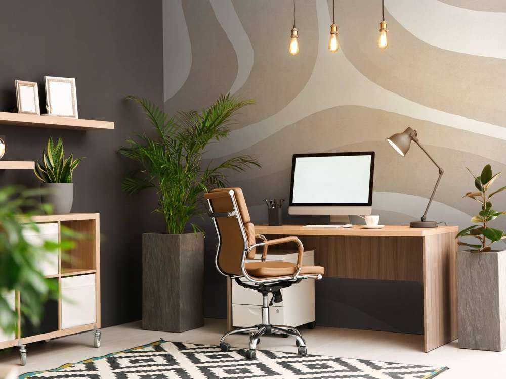 Retro Boho Shapes And Forms Sandy Beige