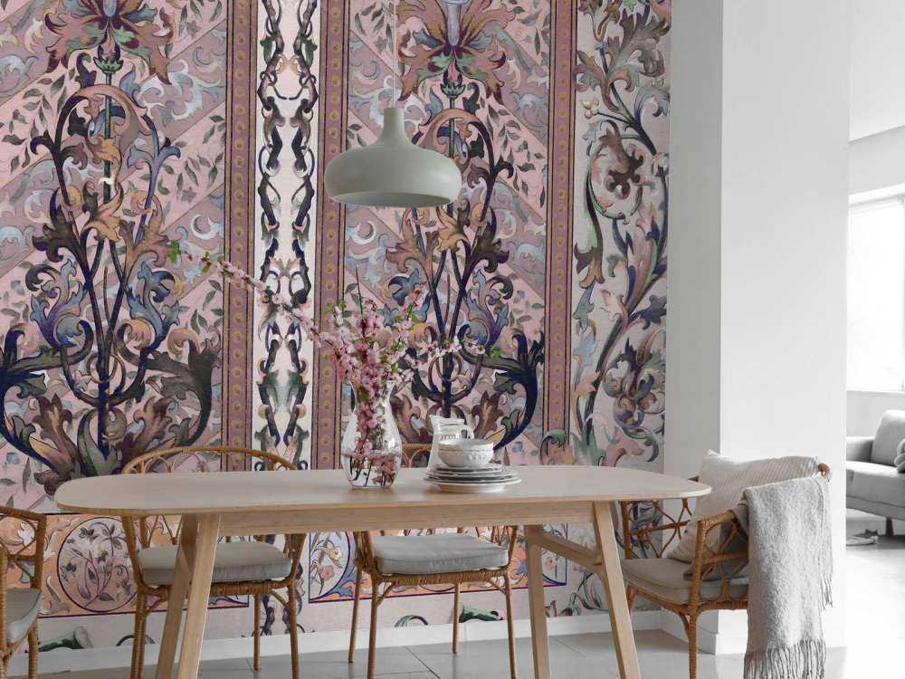 Pastel ornamenten in art nouveau