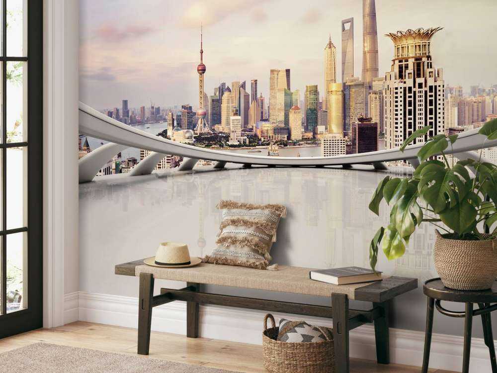 Skyline van Shanghai