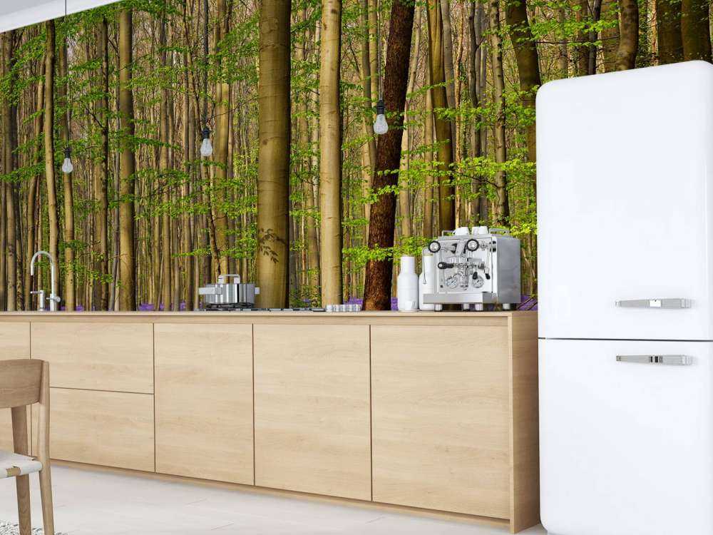 Bos met boshyacinten