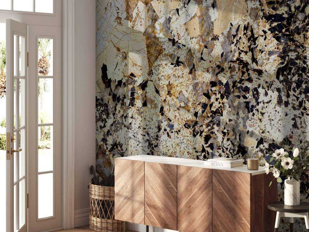 Bruin gekleurd marmer