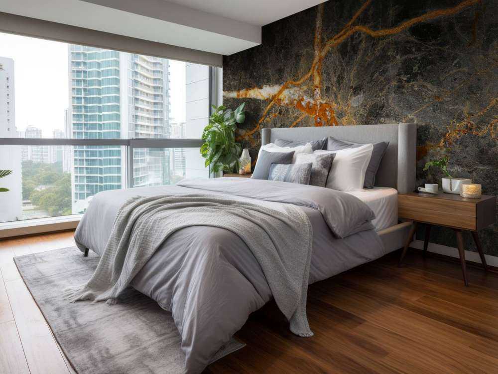 Marmer met koperkleur