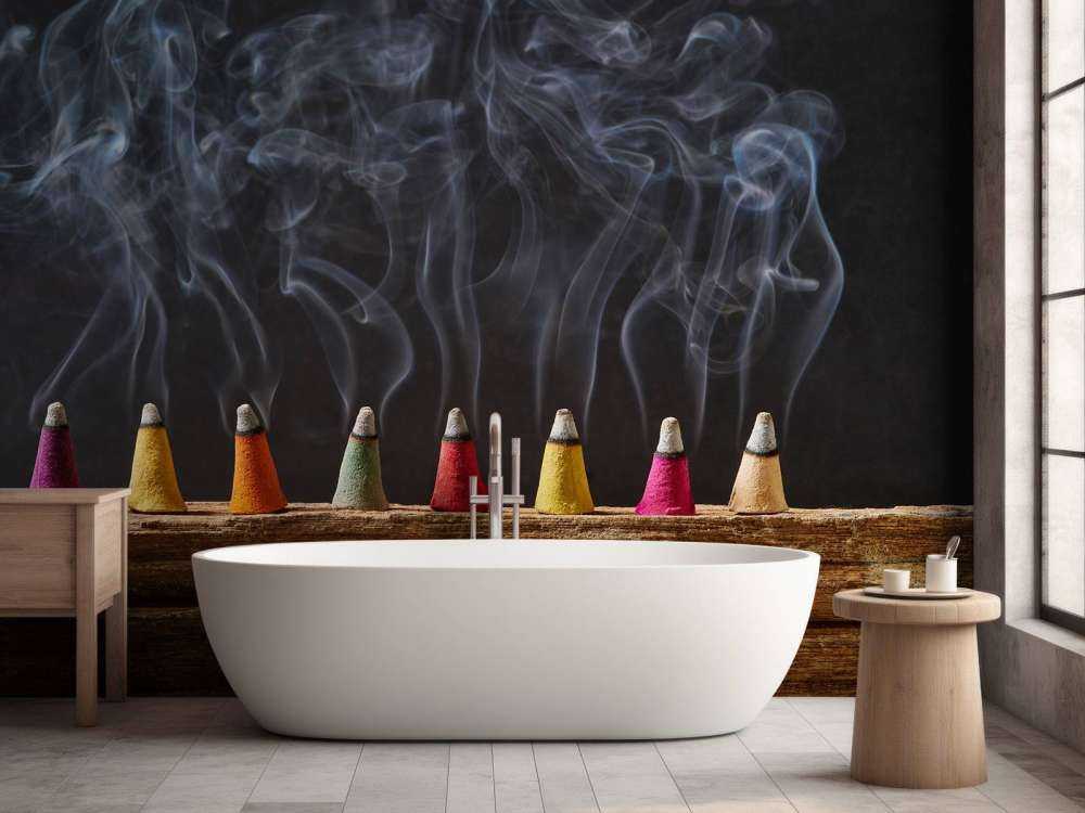 Gekleurde wierook stokjes