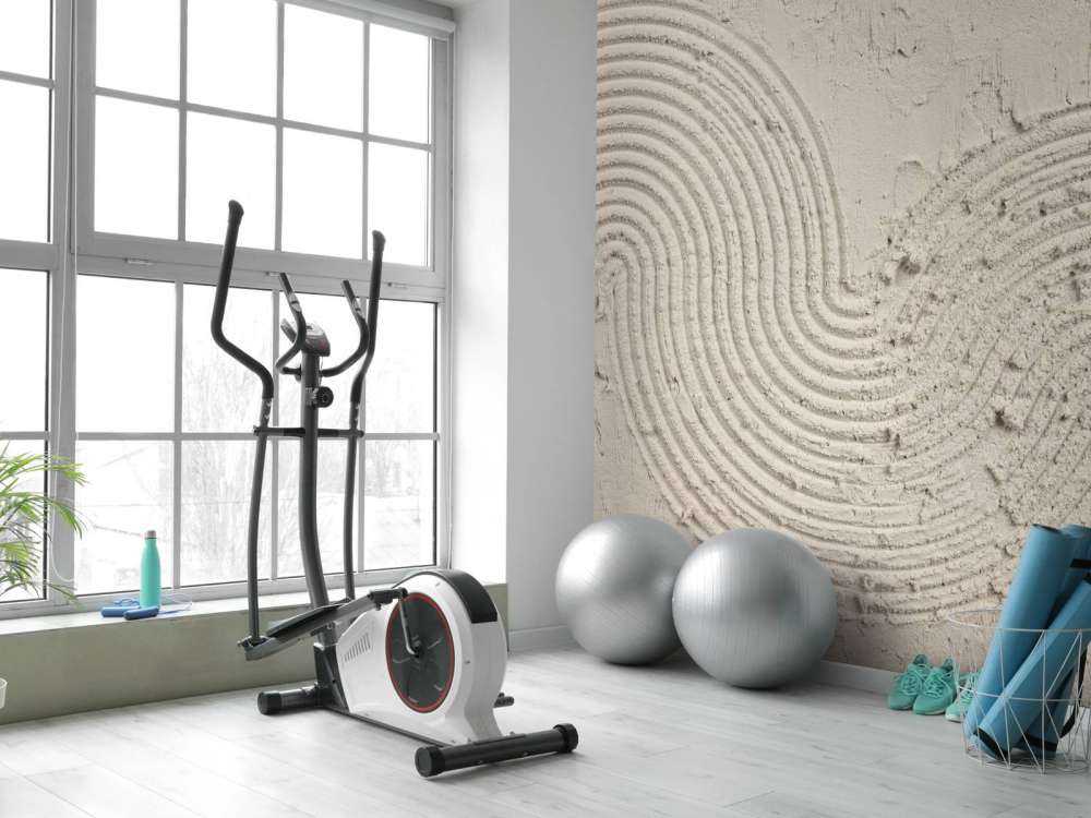 Structuur kunst in linnen