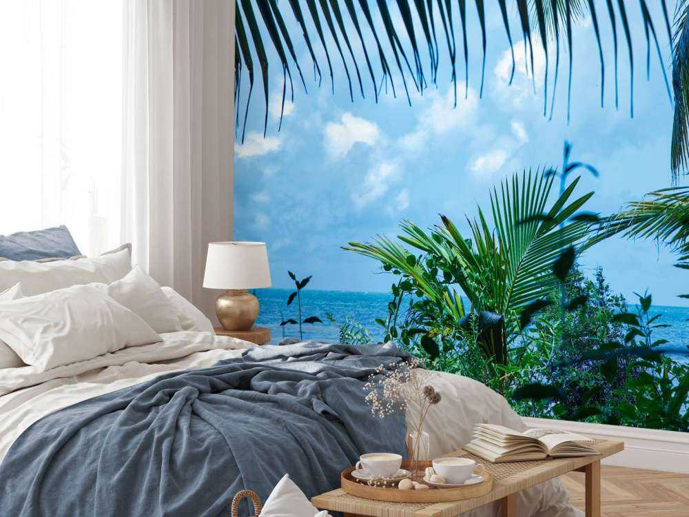 Zee vanuit de jungle