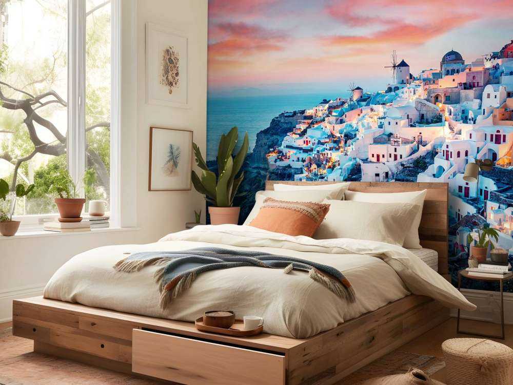 Witte huisjes op Santorini