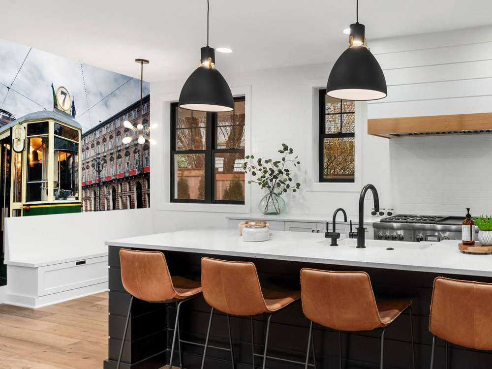 Groene tram in Turijn