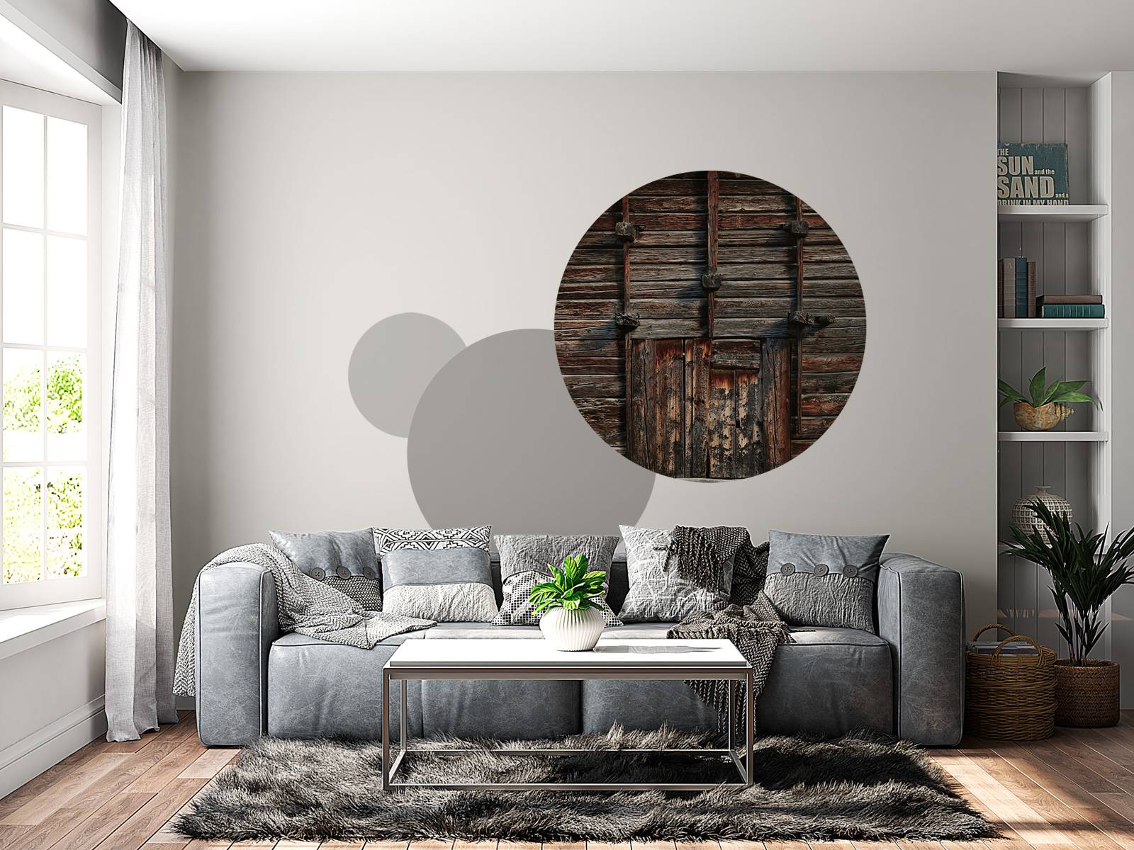 Oud hout met balken