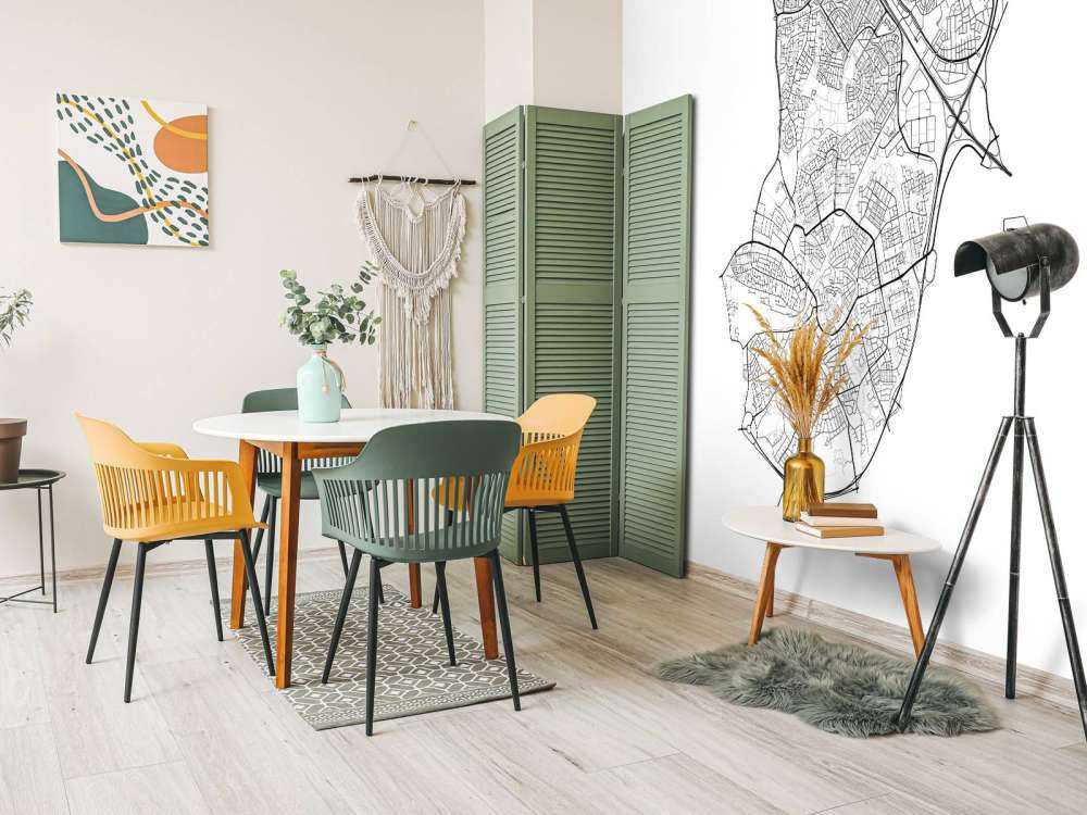 Plattegrond van Amersfoort, wit