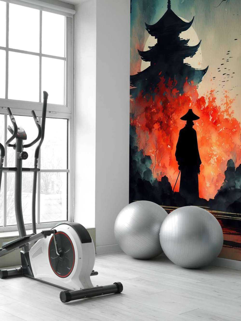 Illustratie met Oosterse elementen