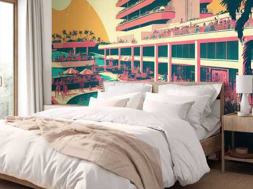 Resort illustratie