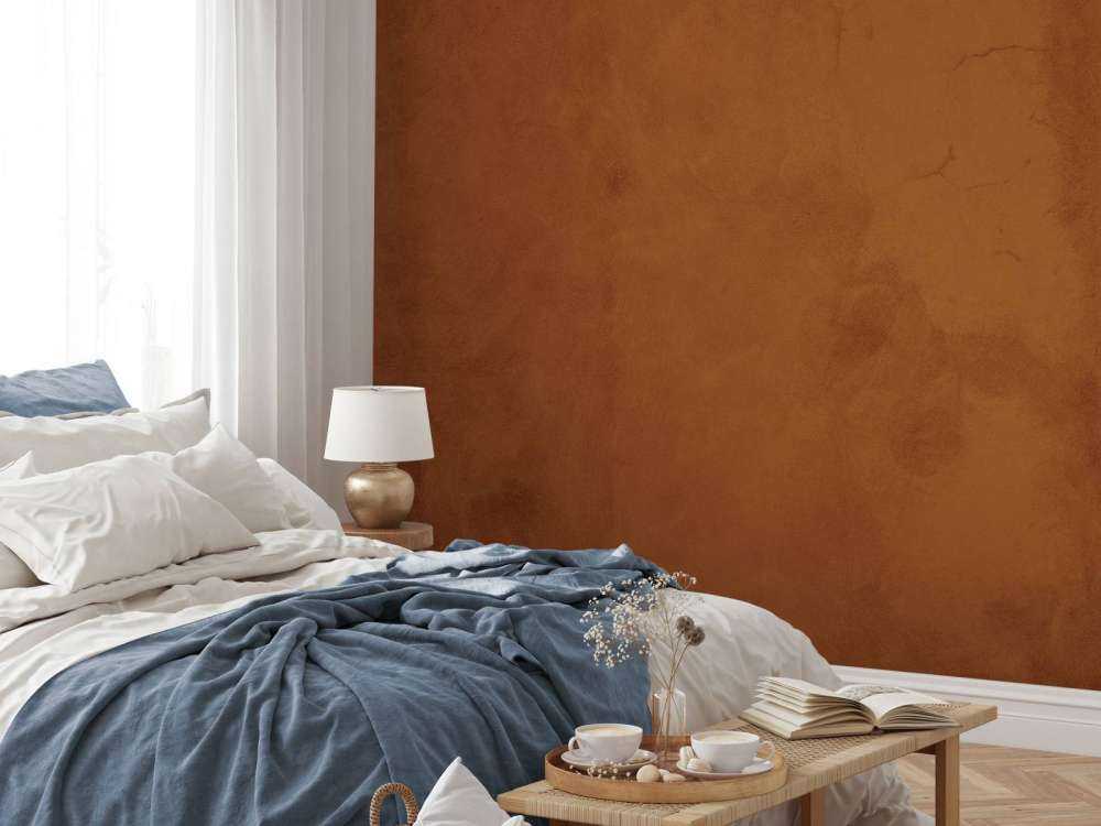 Roodbruin beton
