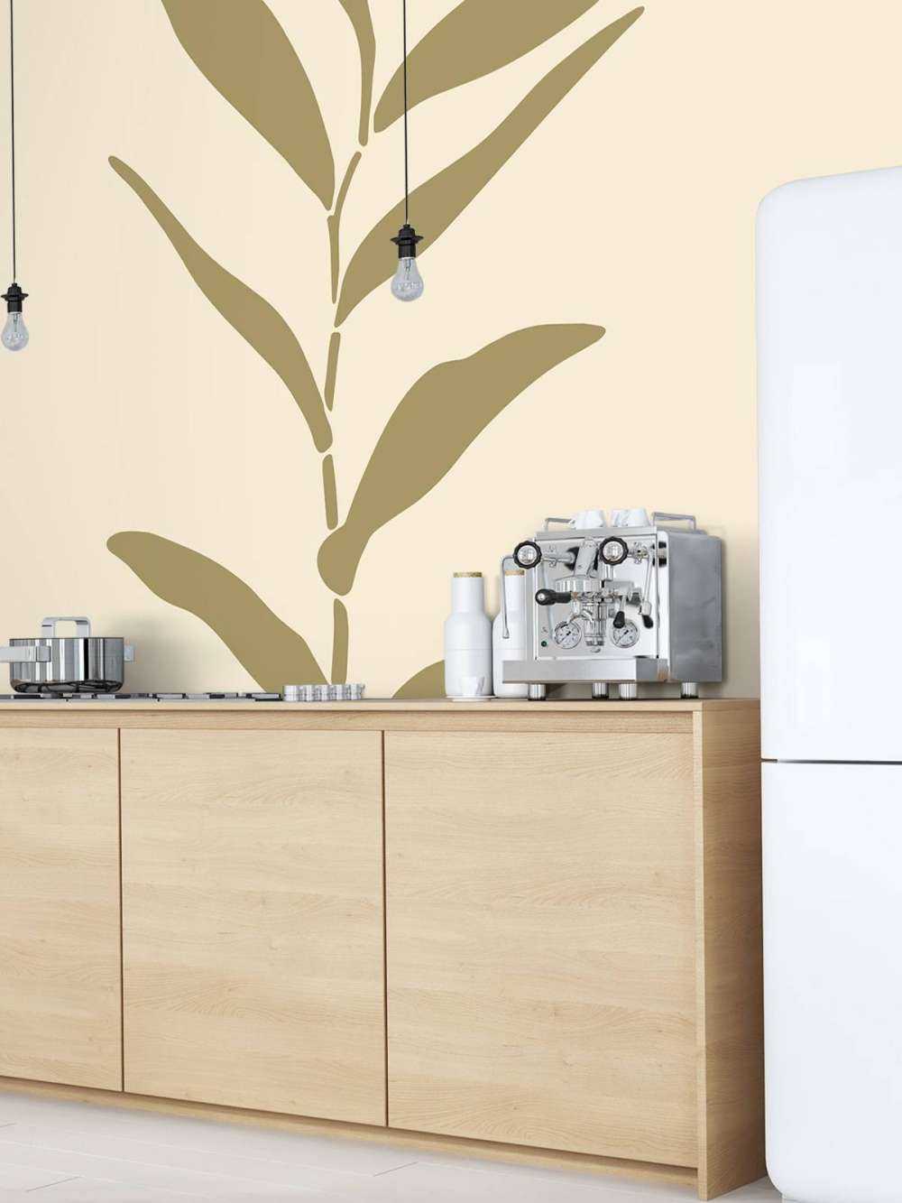 Bruine plant op een licht achtergrond