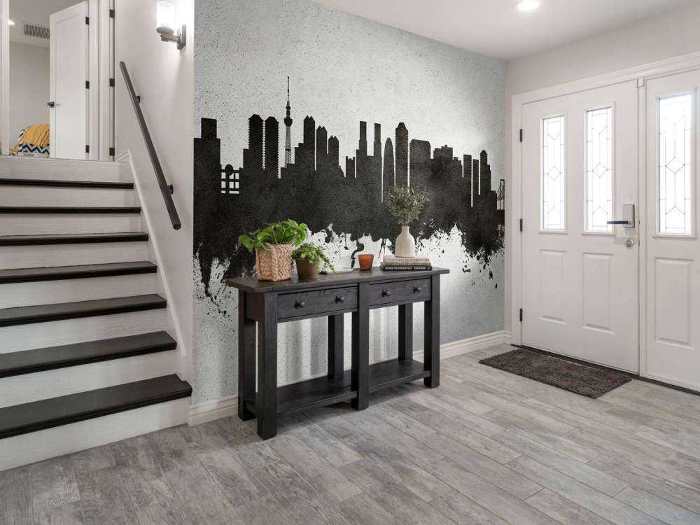 Waterverf skyline, Tokyo