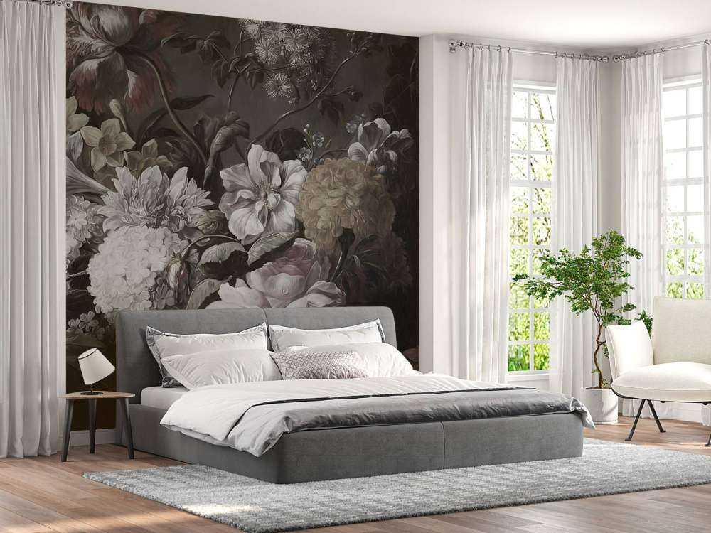 Bouquet with Poppies and Crocus