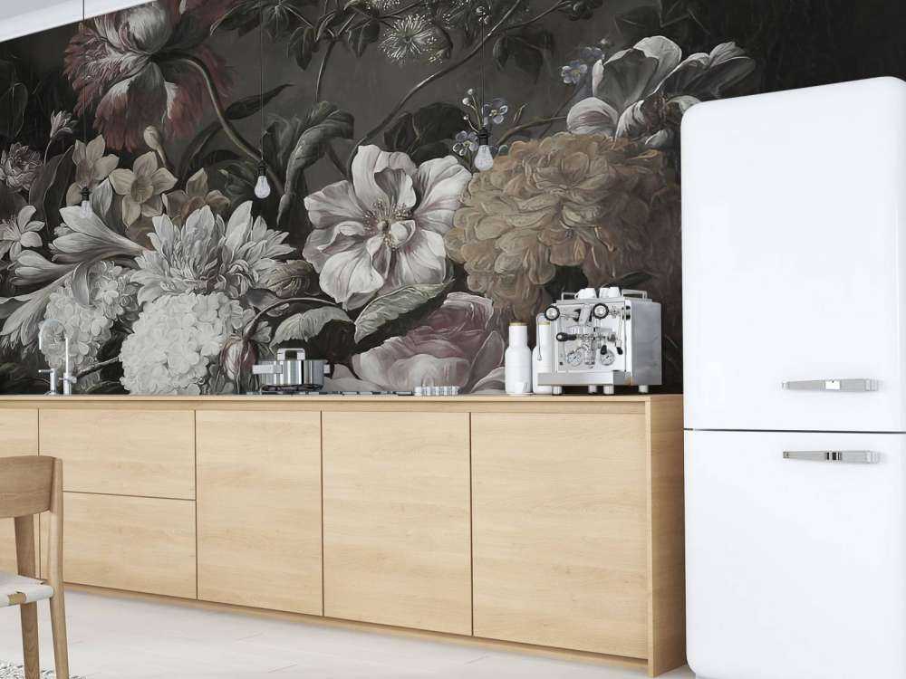 Bouquet with Poppies and Crocus