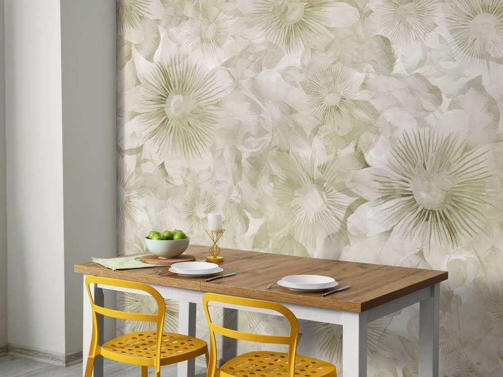 Botanical Watercolor Elegance Warm Sand