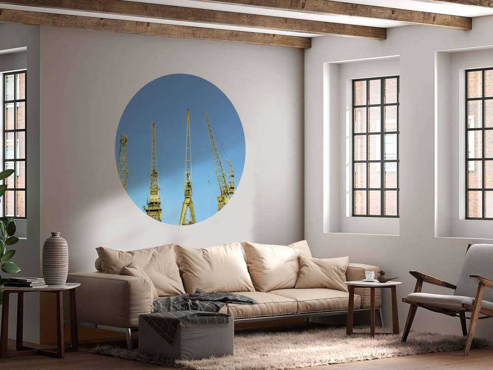 Kranen in de haven van Antwerpen