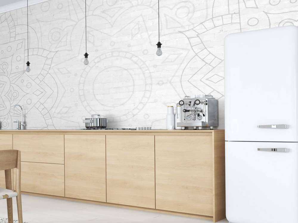 Witte Geometrische Mandala