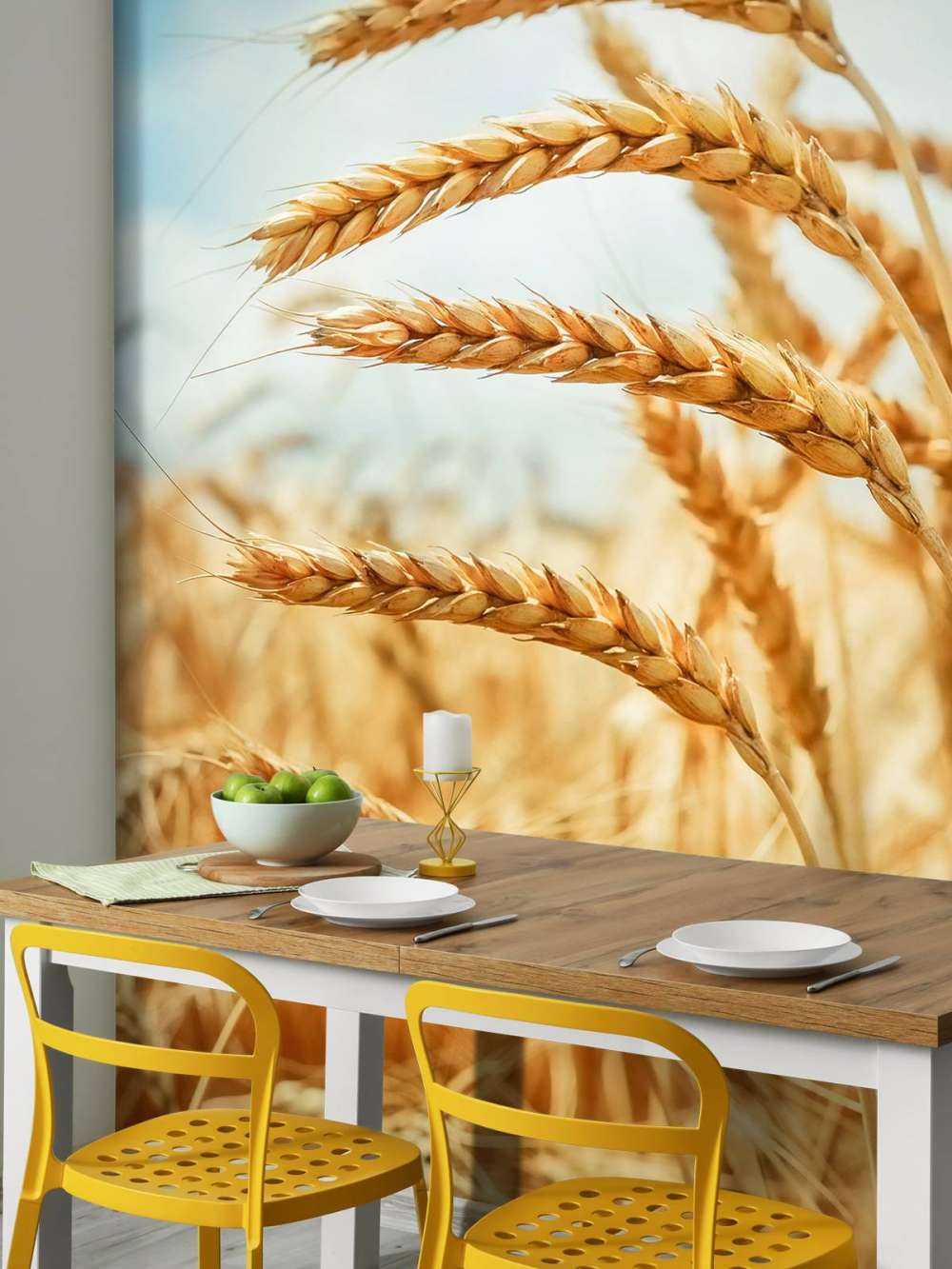 Close up van een granen plant