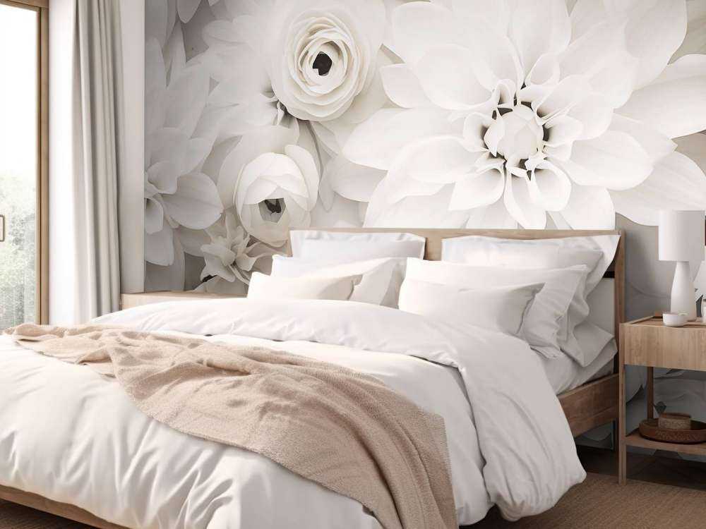 Blossom cascade floral beauty off white