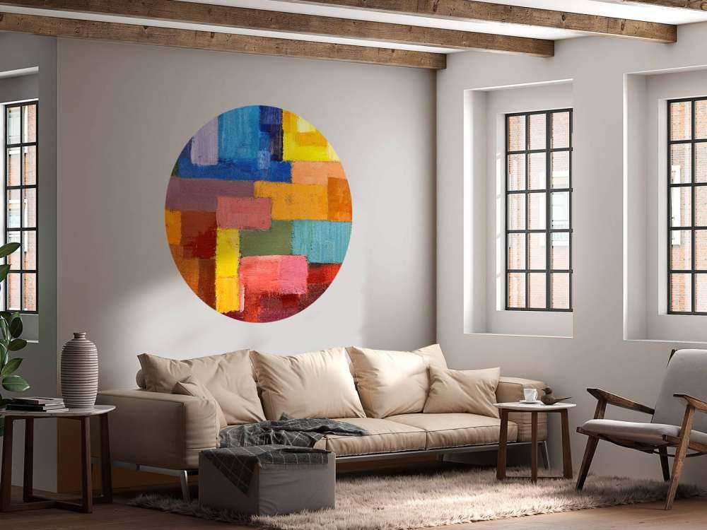 Kleurrijke vlakverdeling