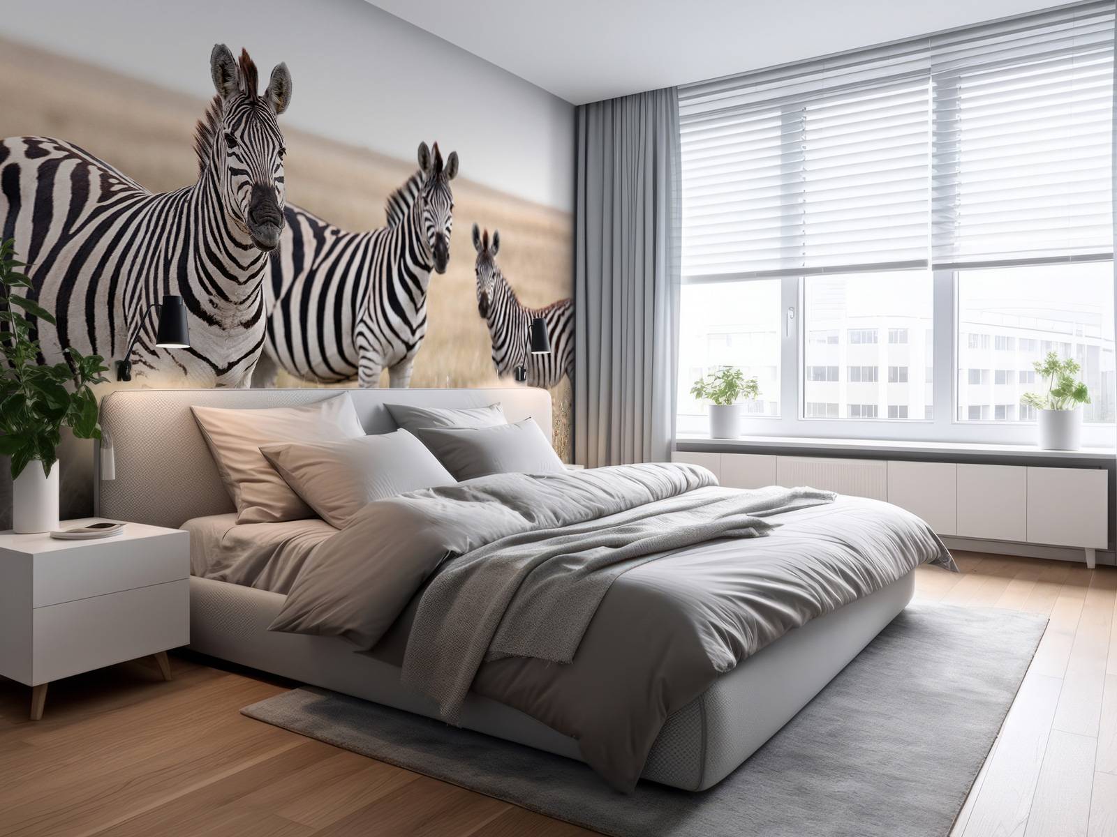 Zebra's in de natuur