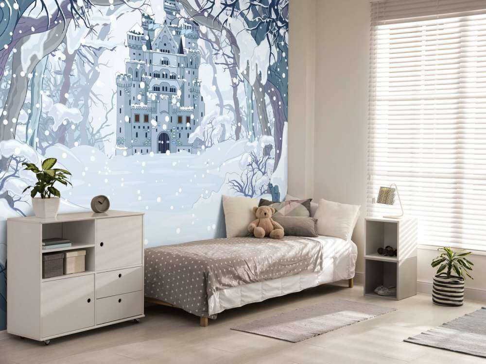 Ingesneeuwd sprookjesbos