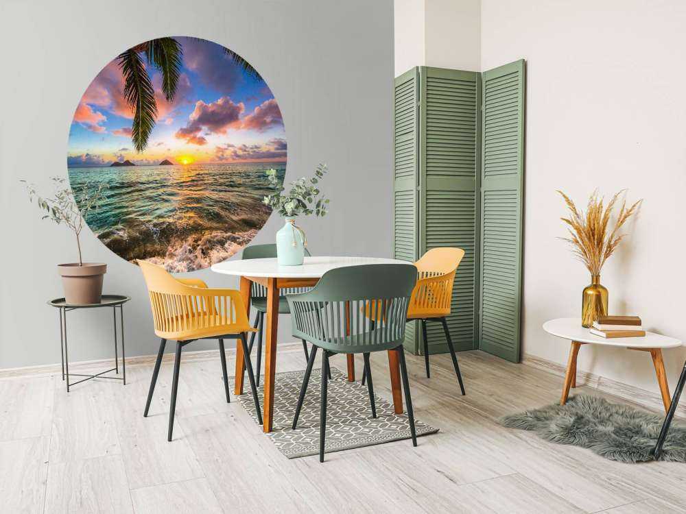 Zonsondergang bij Lanikai beach