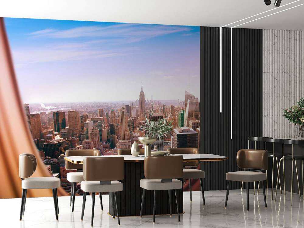 New York vanuit vliegtuig